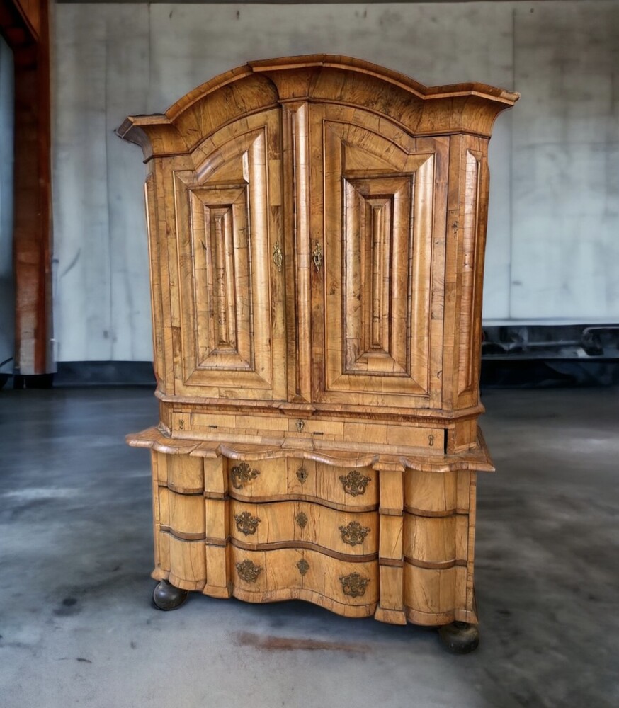 18th century walnut Swedish cabinet