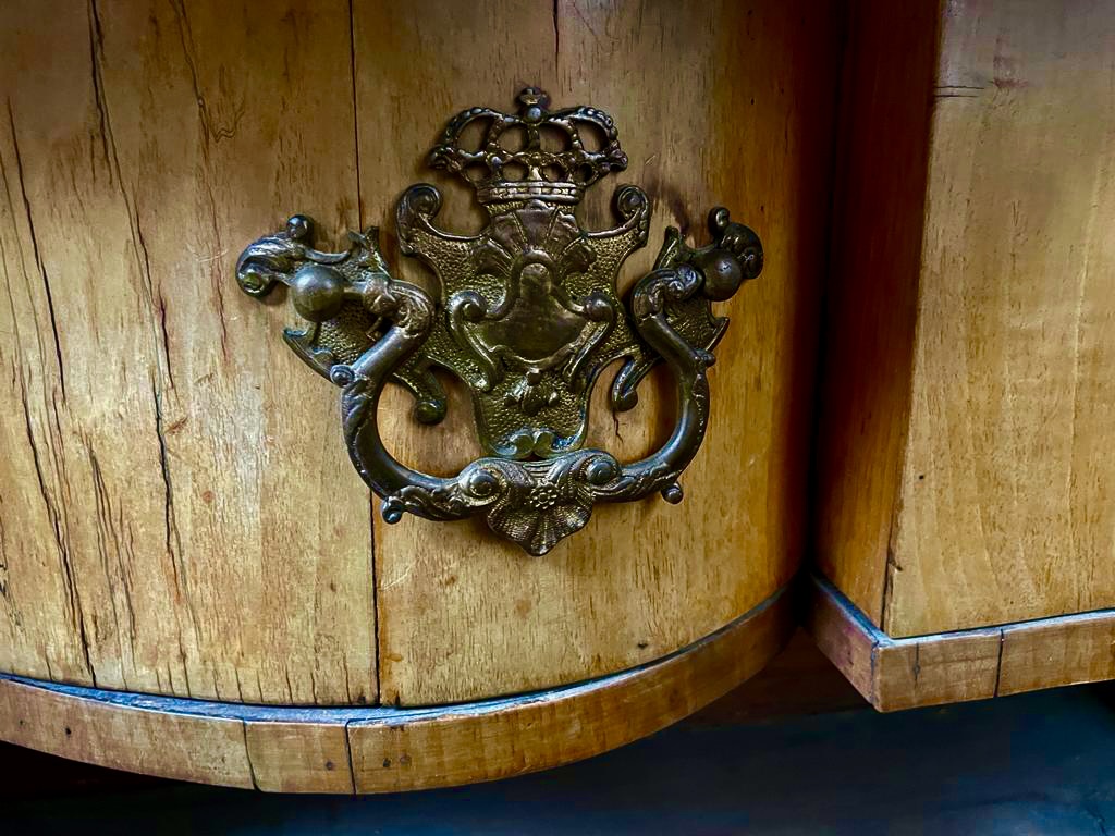 18th century walnut Swedish cabinet