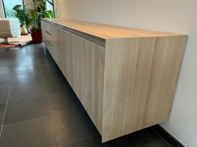 eiken dressoir hangend naturel 